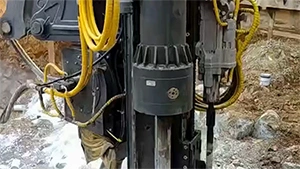Foreuse Éclateur de roche hydraulique pour un Client Coréen